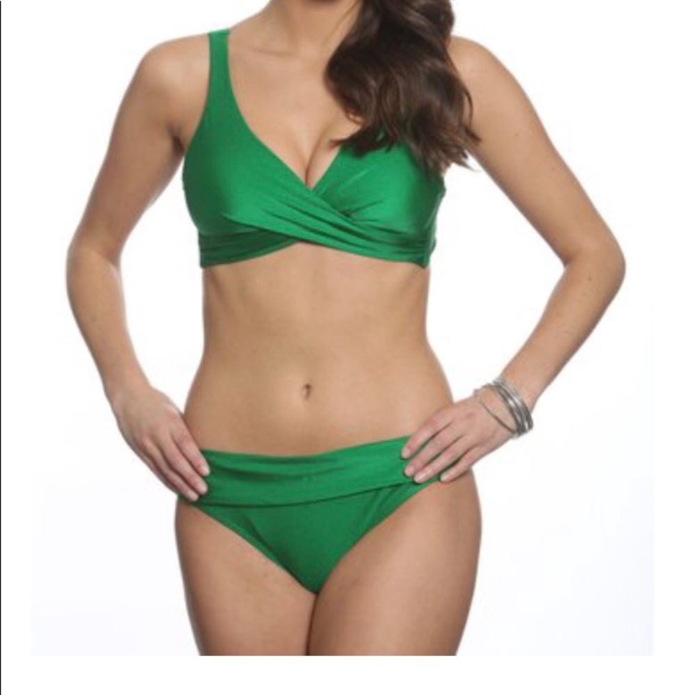 Green bikini-size medium